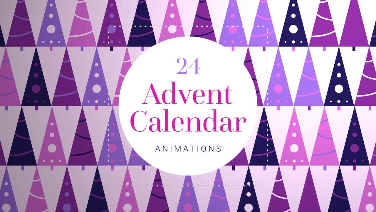 advent calendar video template