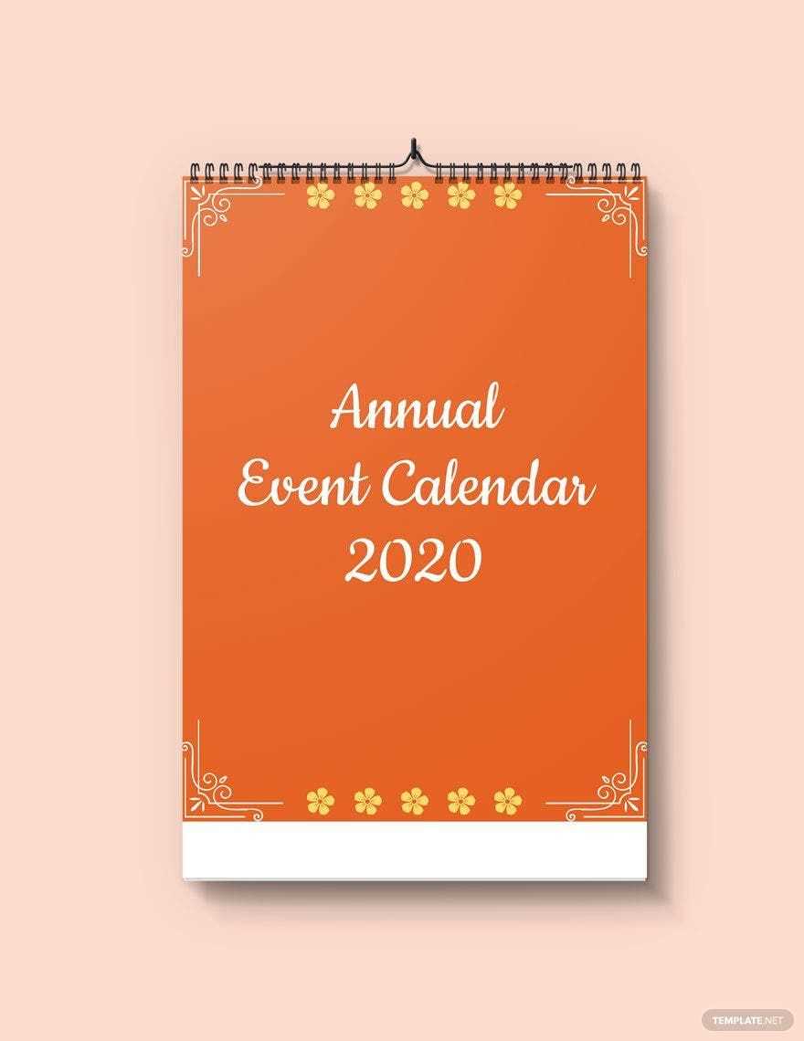 annual calendar template