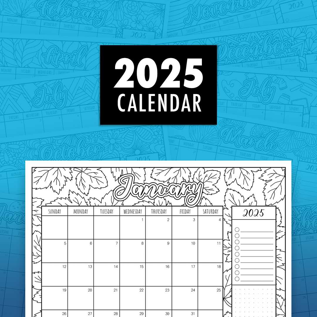 apple pages calendar template 2025