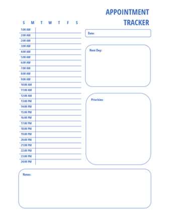 appointment calendar template 2025