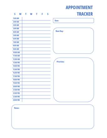 appointment calendar template 2026
