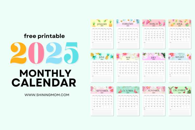 attendance calendar 2025 template free