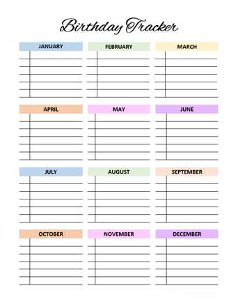 bar calendar template