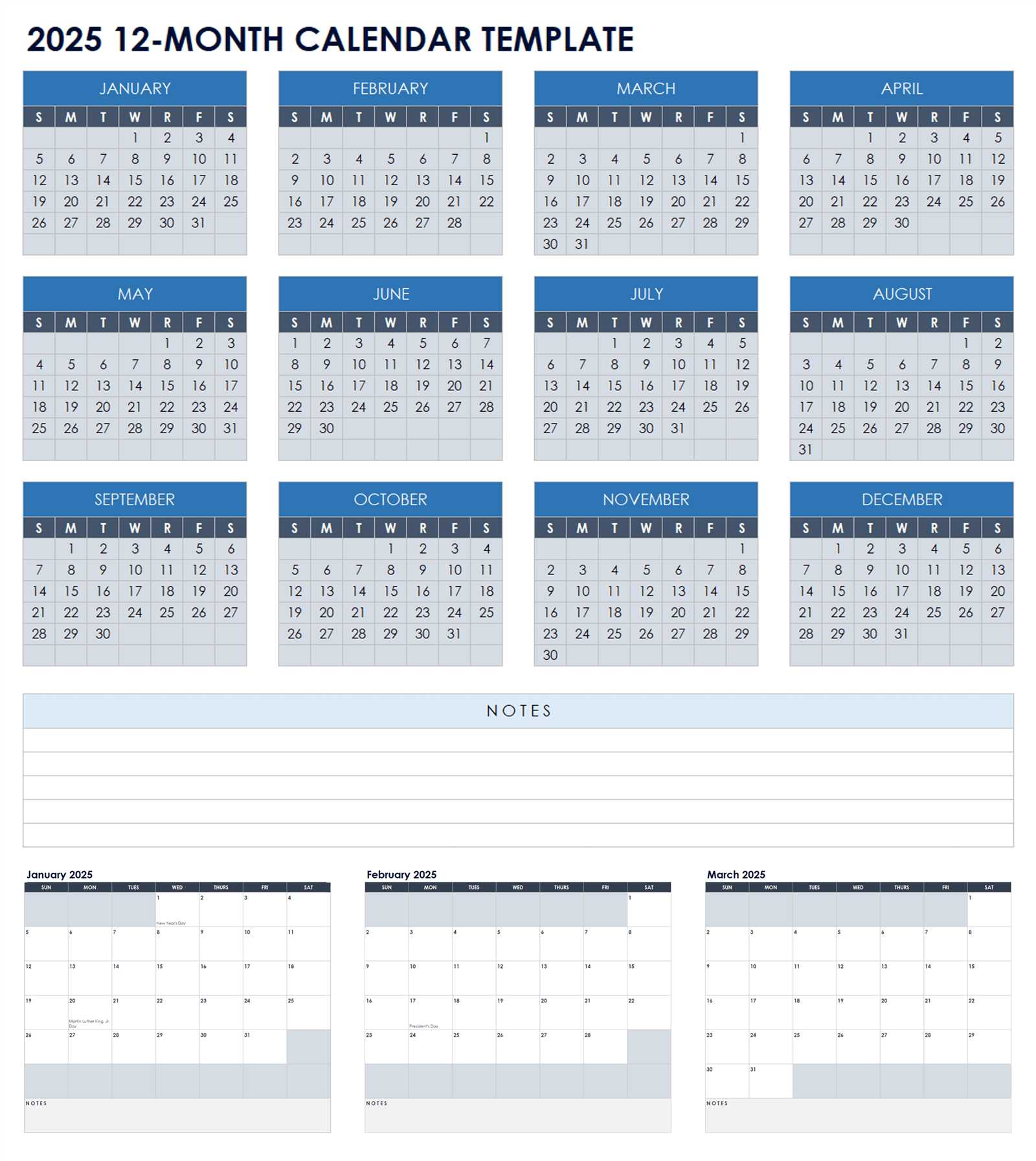 bi weekly calendar template 2025