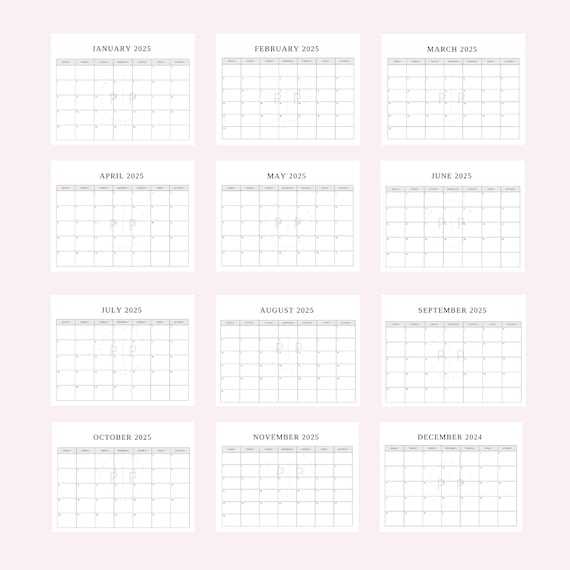 birthday calendar template 2026