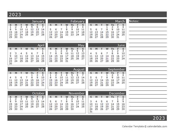 blank 12 month calendar template