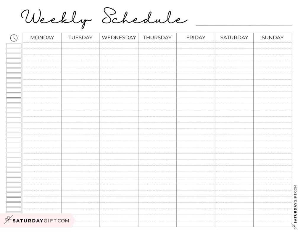 blank planning calendar template