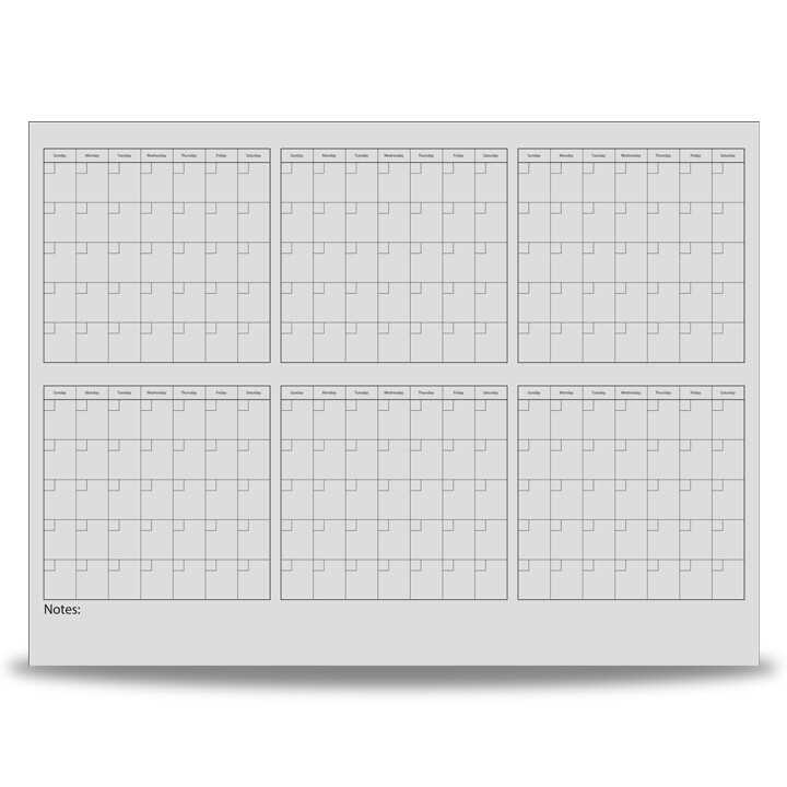 board calendar template