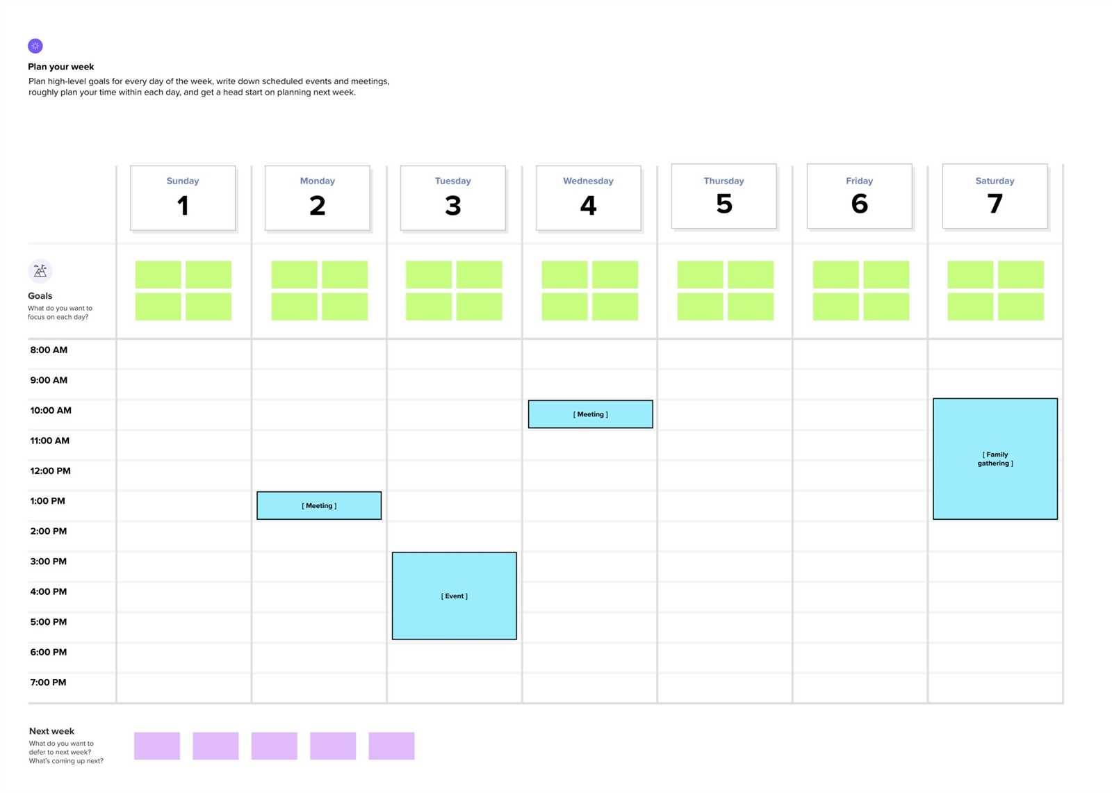 board of directors annual calendar template