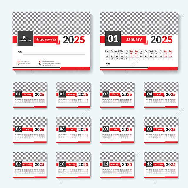 calendar 2025 design template free download