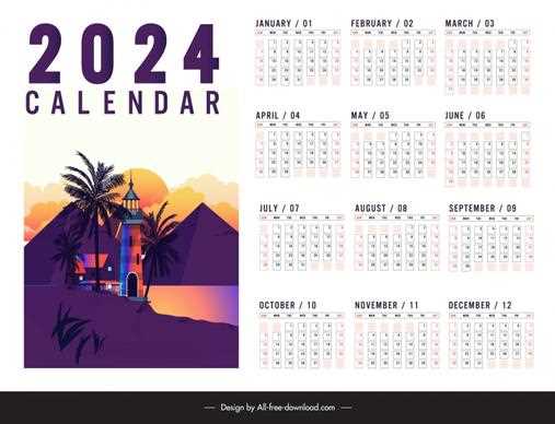 calendar animation template