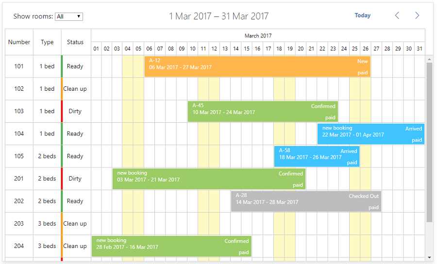 calendar booking template