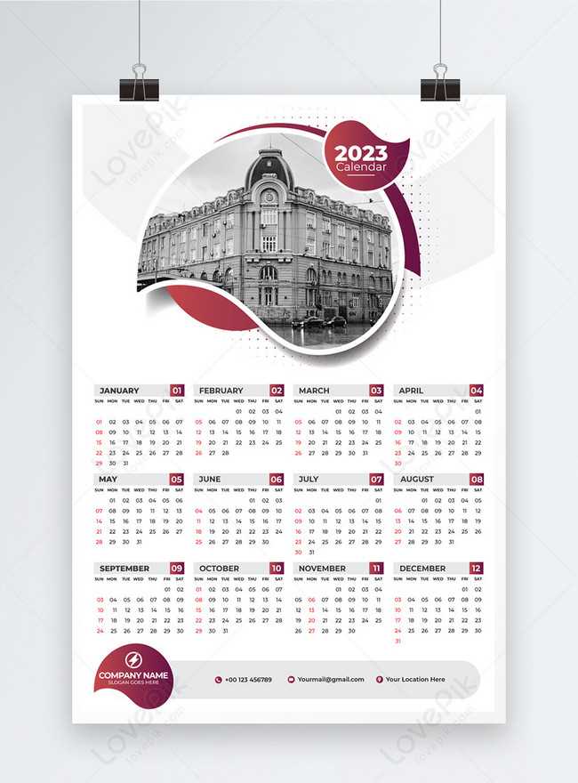 calendar design template free download