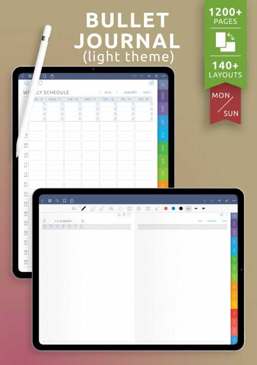 calendar ipad template