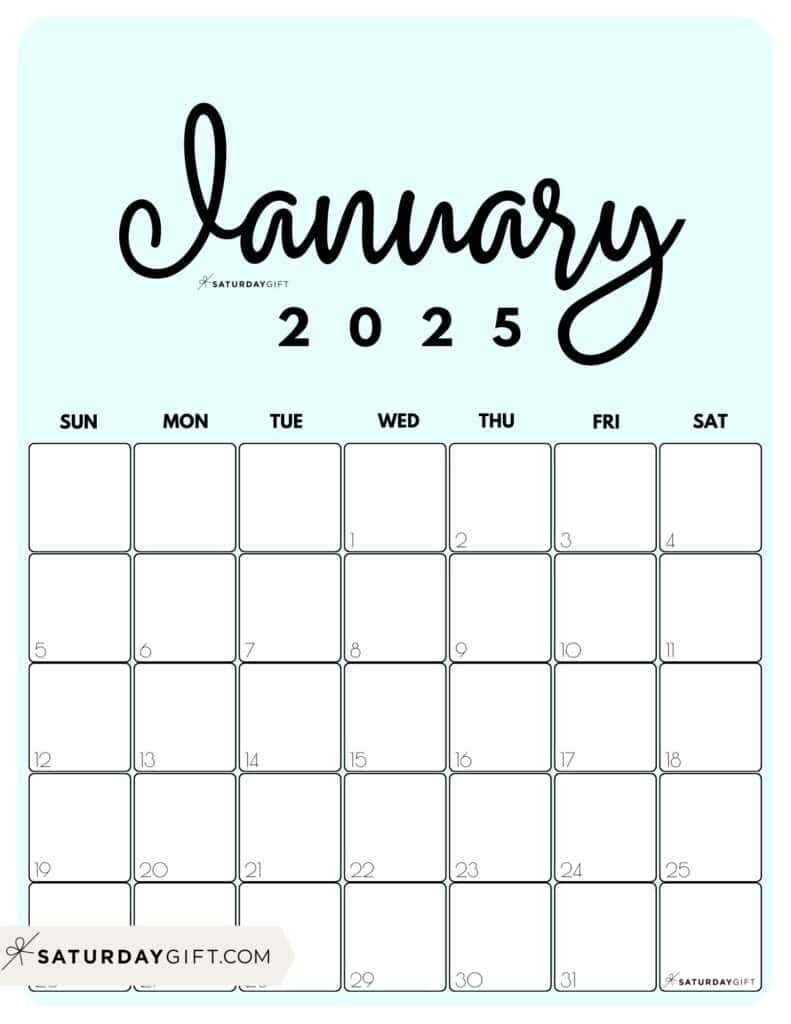 calendar january 2026 template