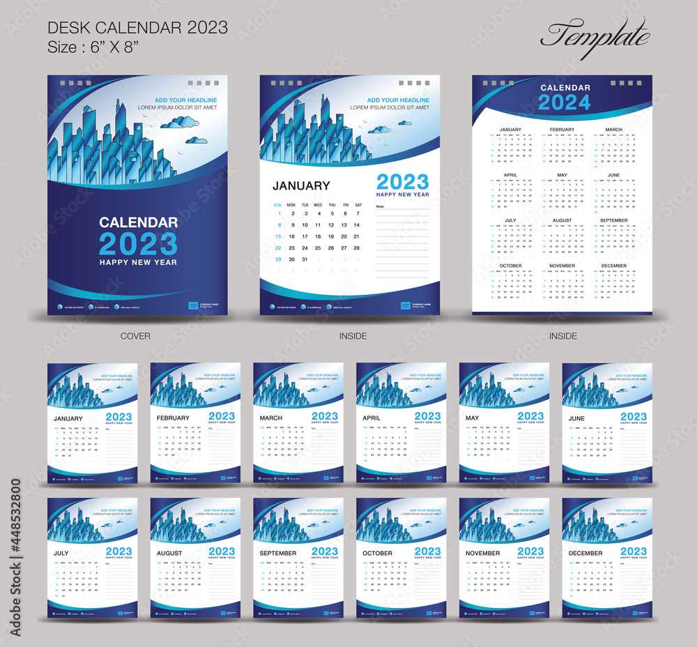 calendar poster template