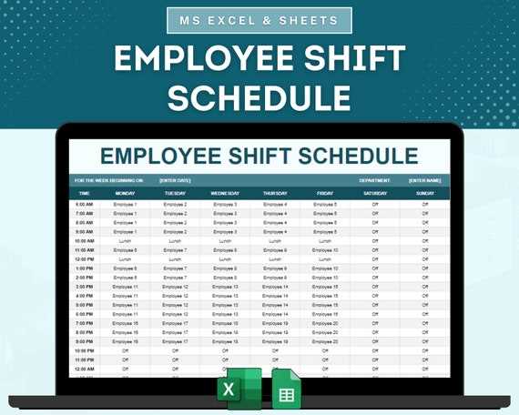 calendar shift work template