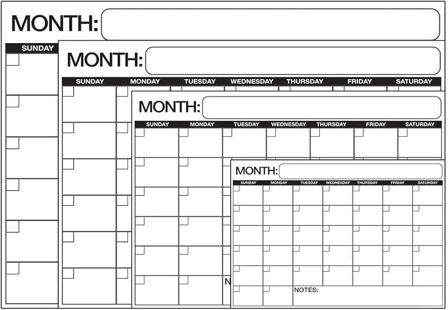 calendar squares template