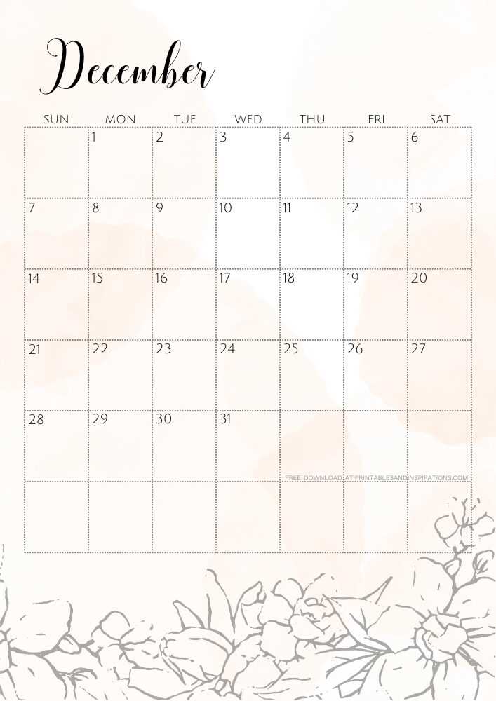 calendar template 2025 aesthetic