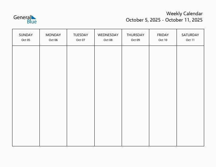 calendar template 2025 october