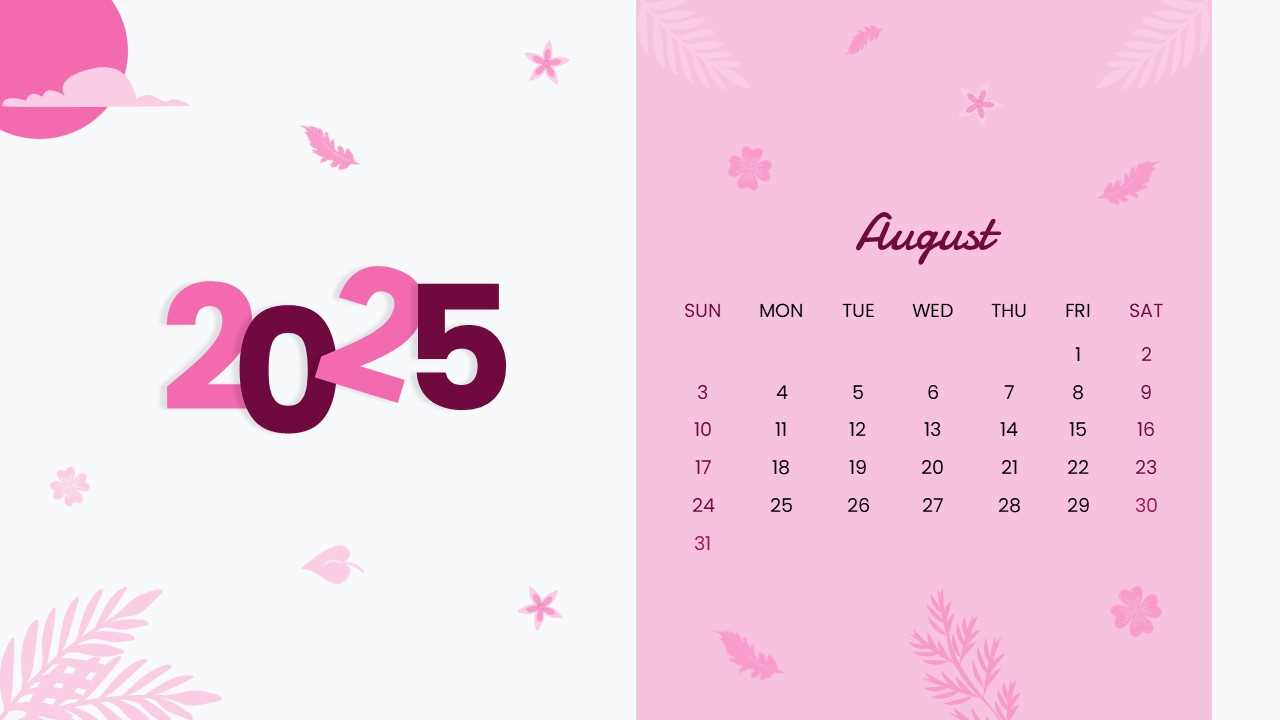 calendar template 2025 powerpoint