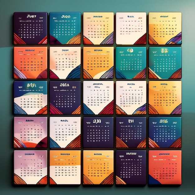 calendar template customizable