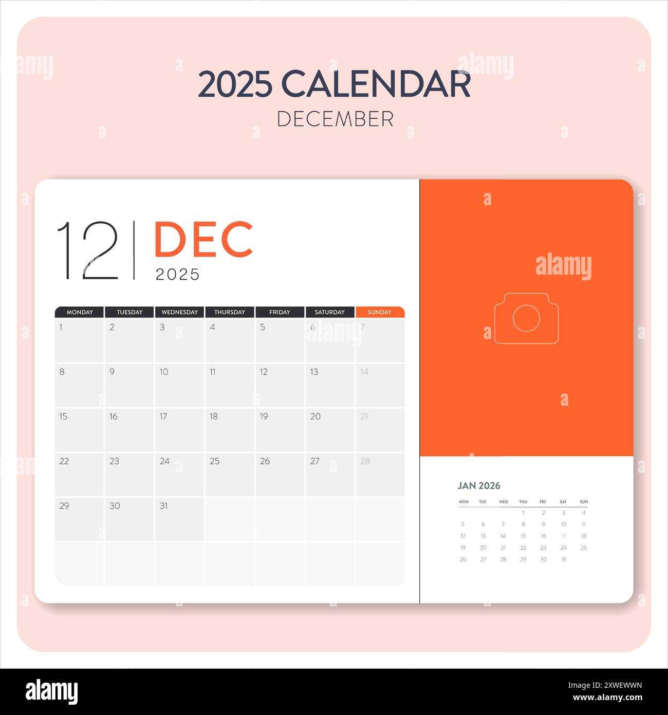 calendar template december 2025