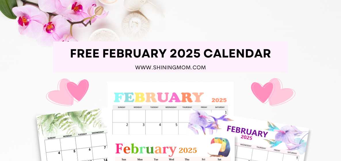 calendar template feb 2025