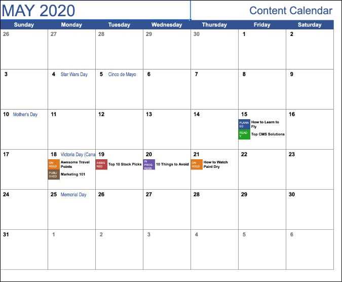 calendar template for sheets