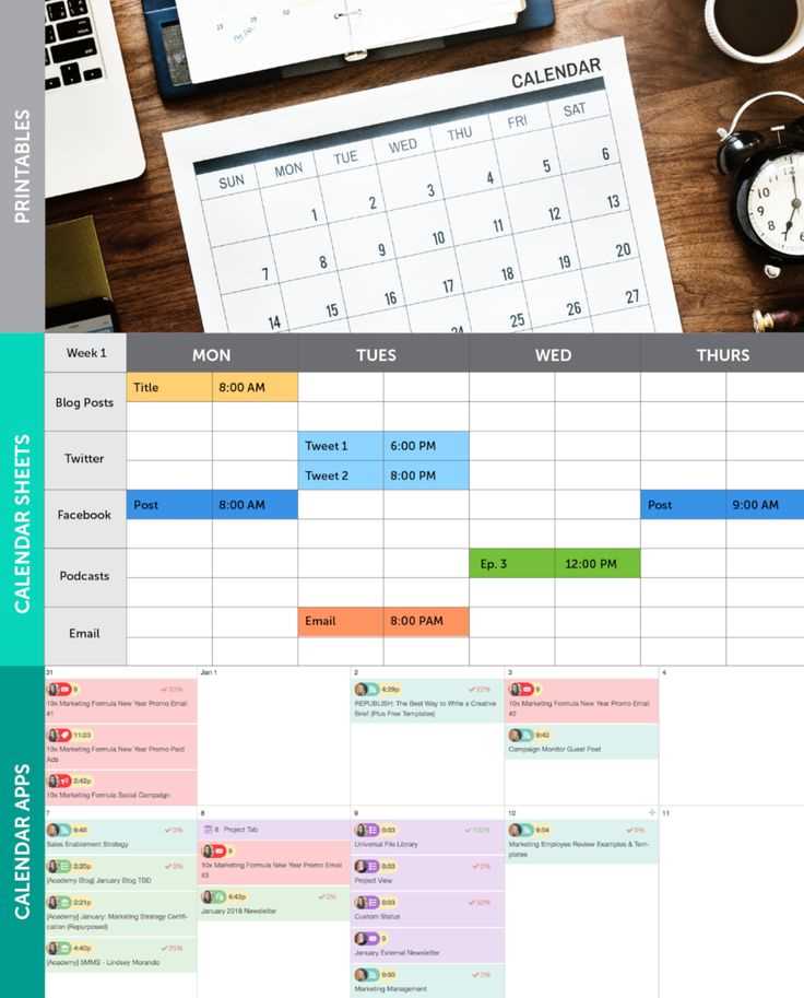 calendar template pinterest