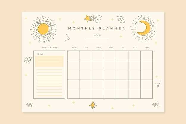 calendar template planner