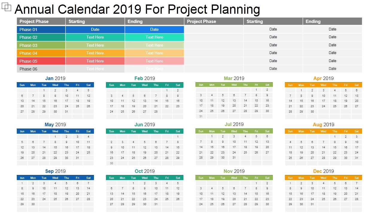 calendar template powerpoint