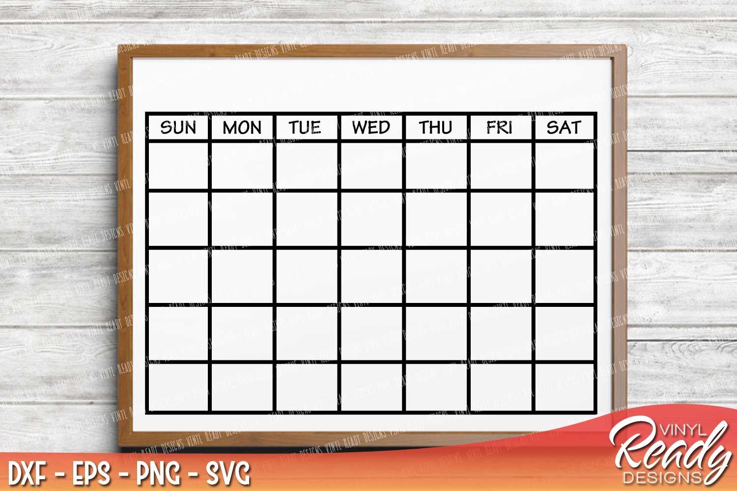 calendar template svg