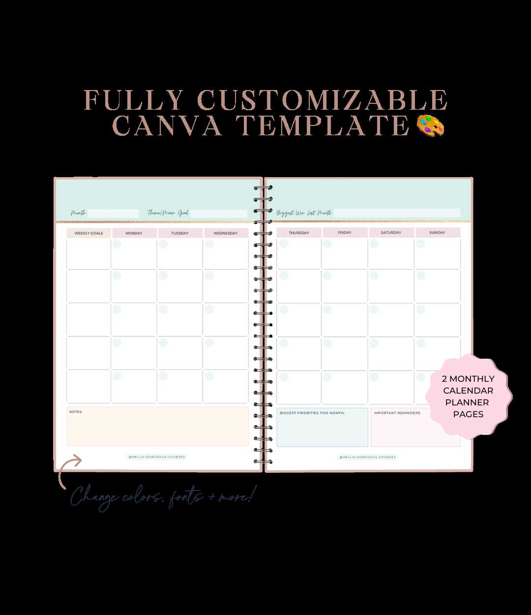 calendar template transparent