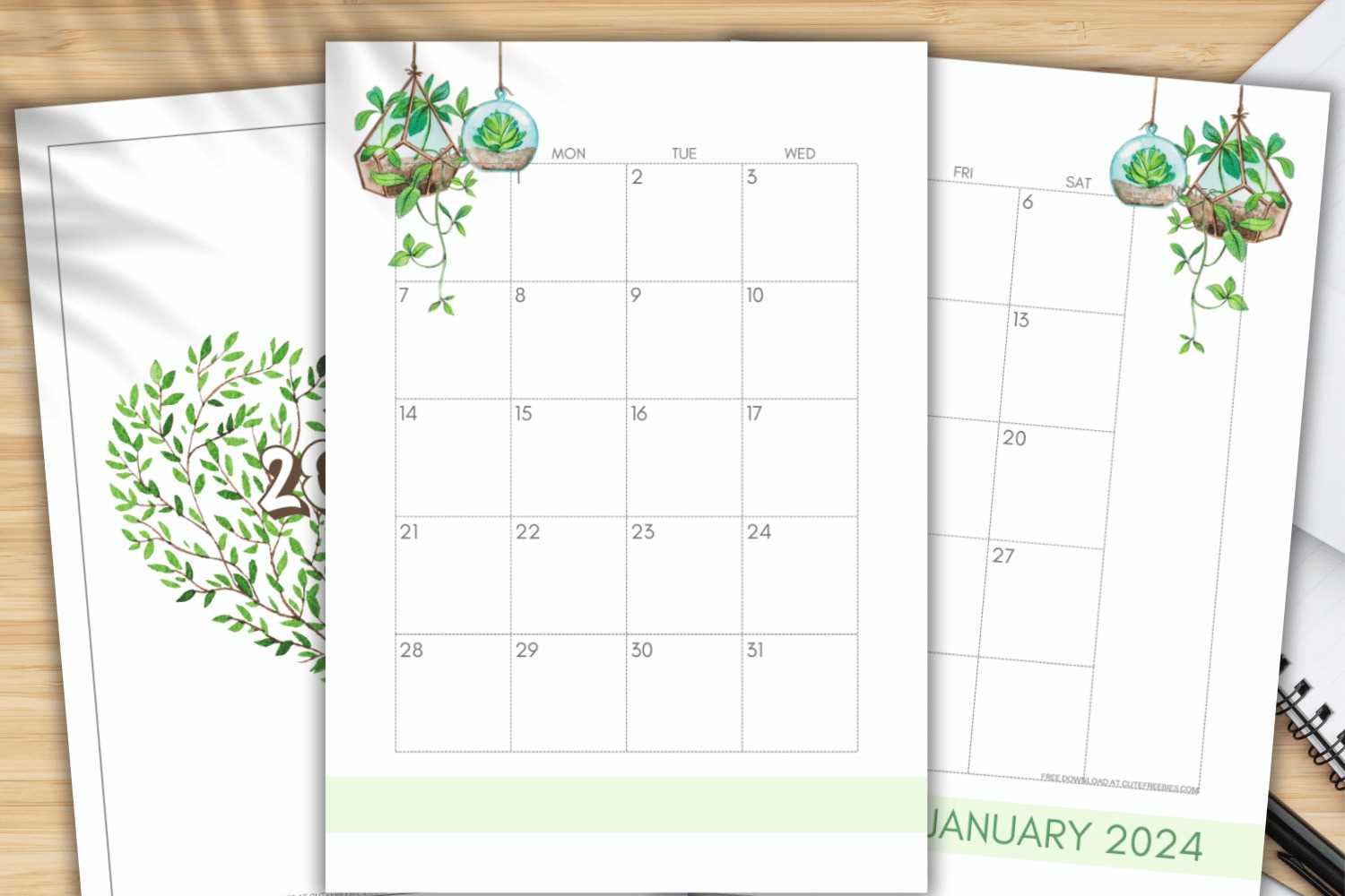 calendar template two months per page