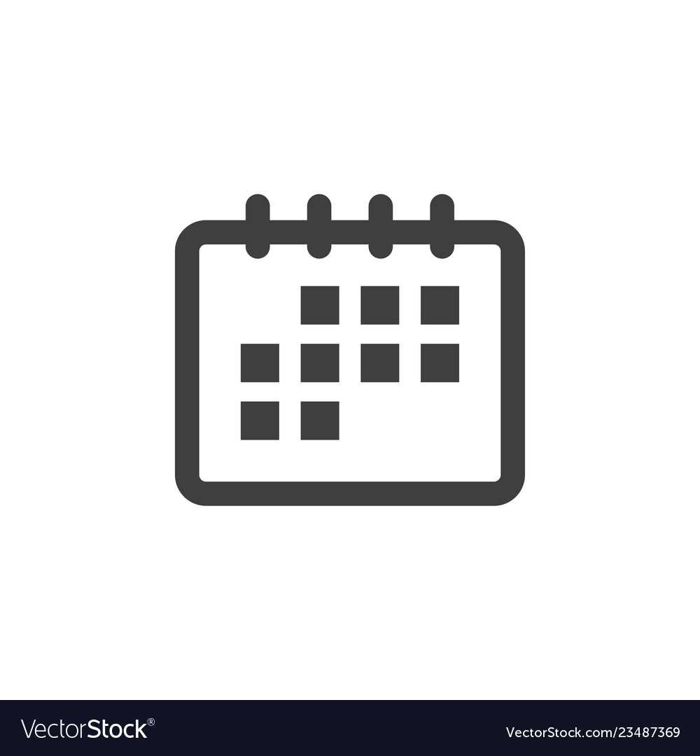 calendar vector template