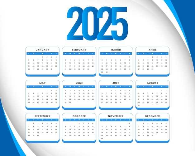 calender template 2025