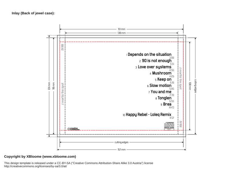 cd jewel case calendar template