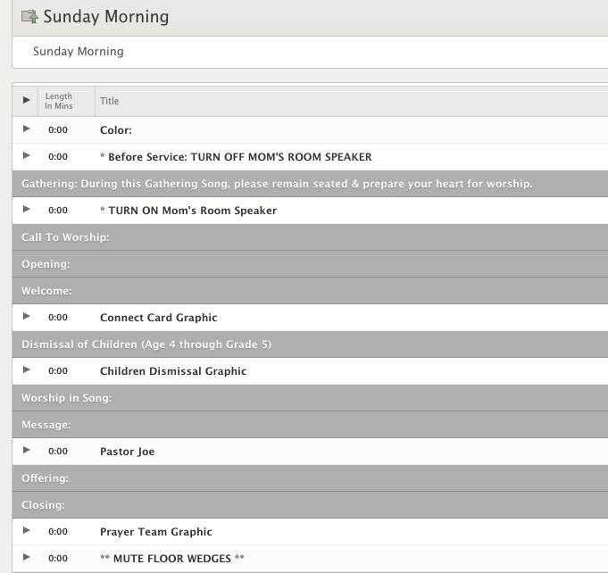 church planning calendar template