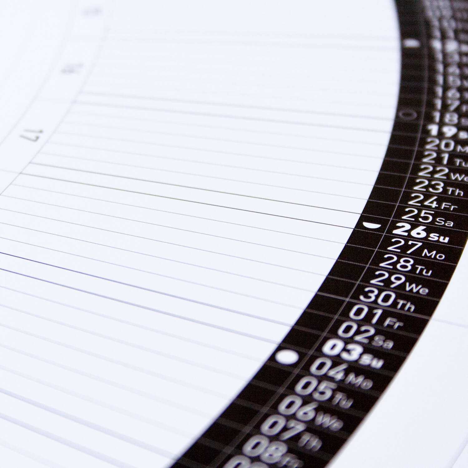 circular calendar template 2026