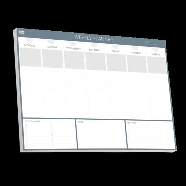 clear calendar template