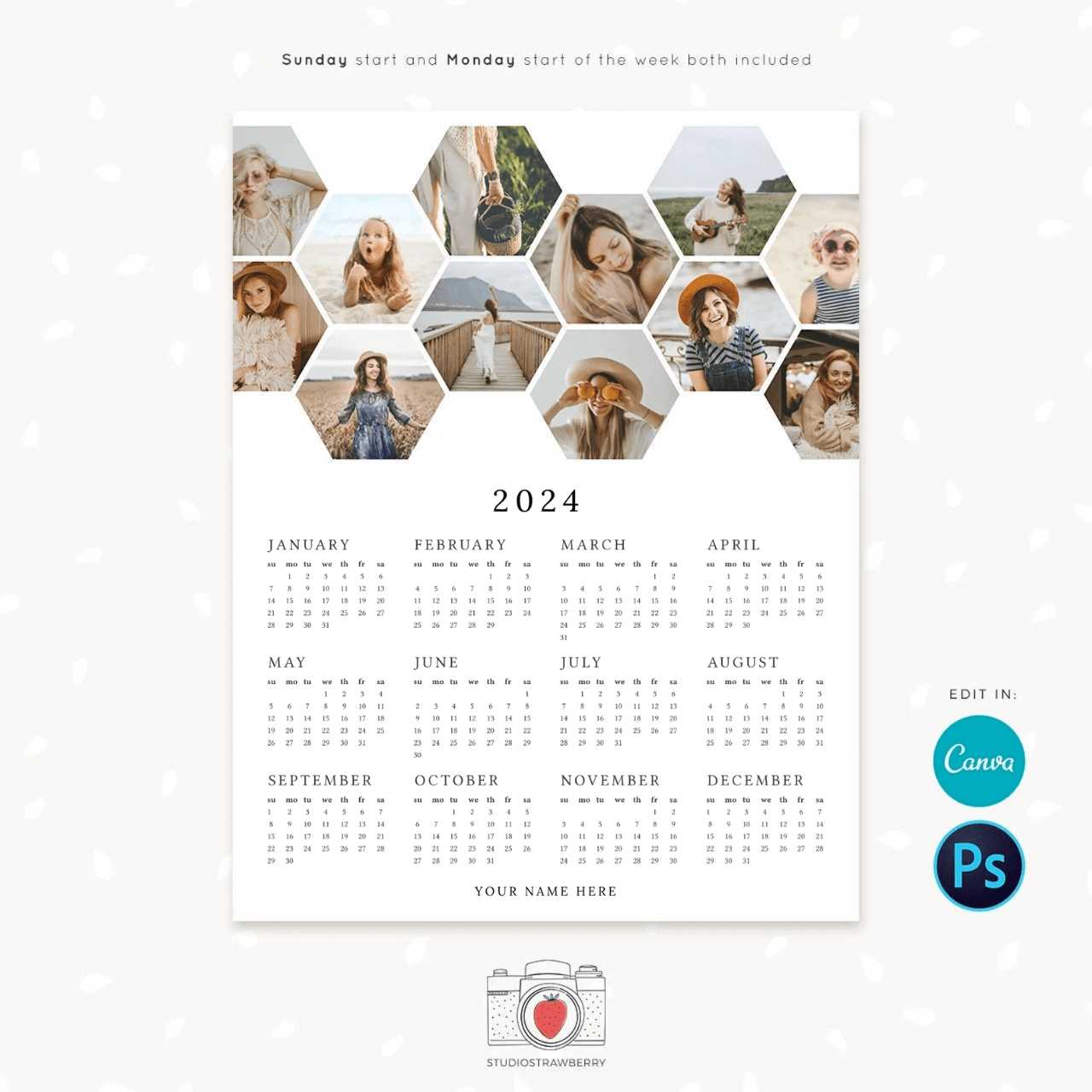 content calendar template canva