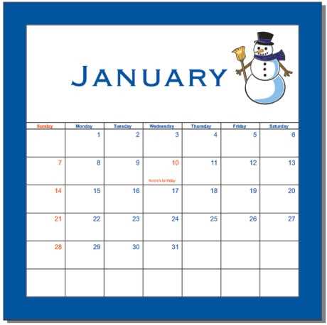 coreldraw calendar template