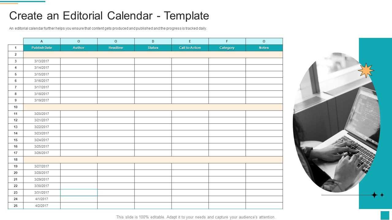 create a calendar template