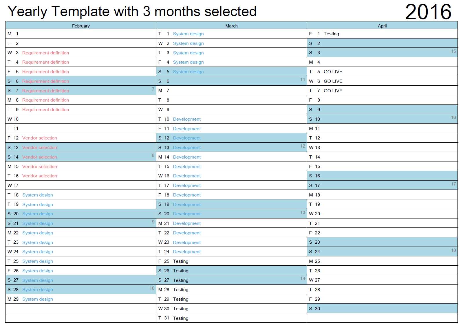 create outlook calendar template