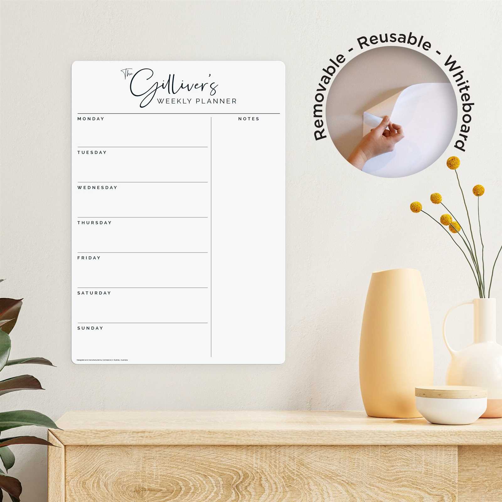 custom daily calendar template