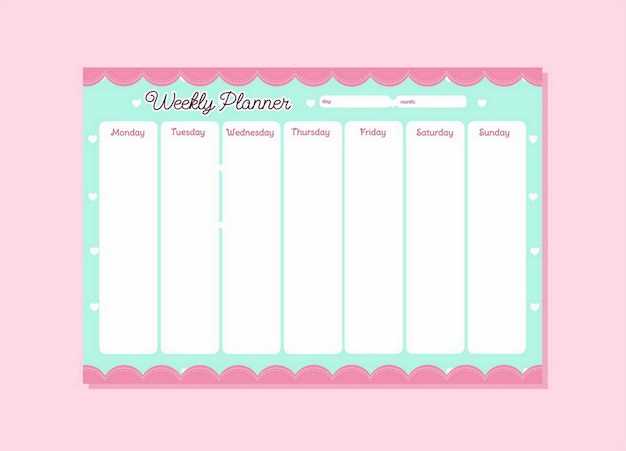 customizable cute blank calendar template