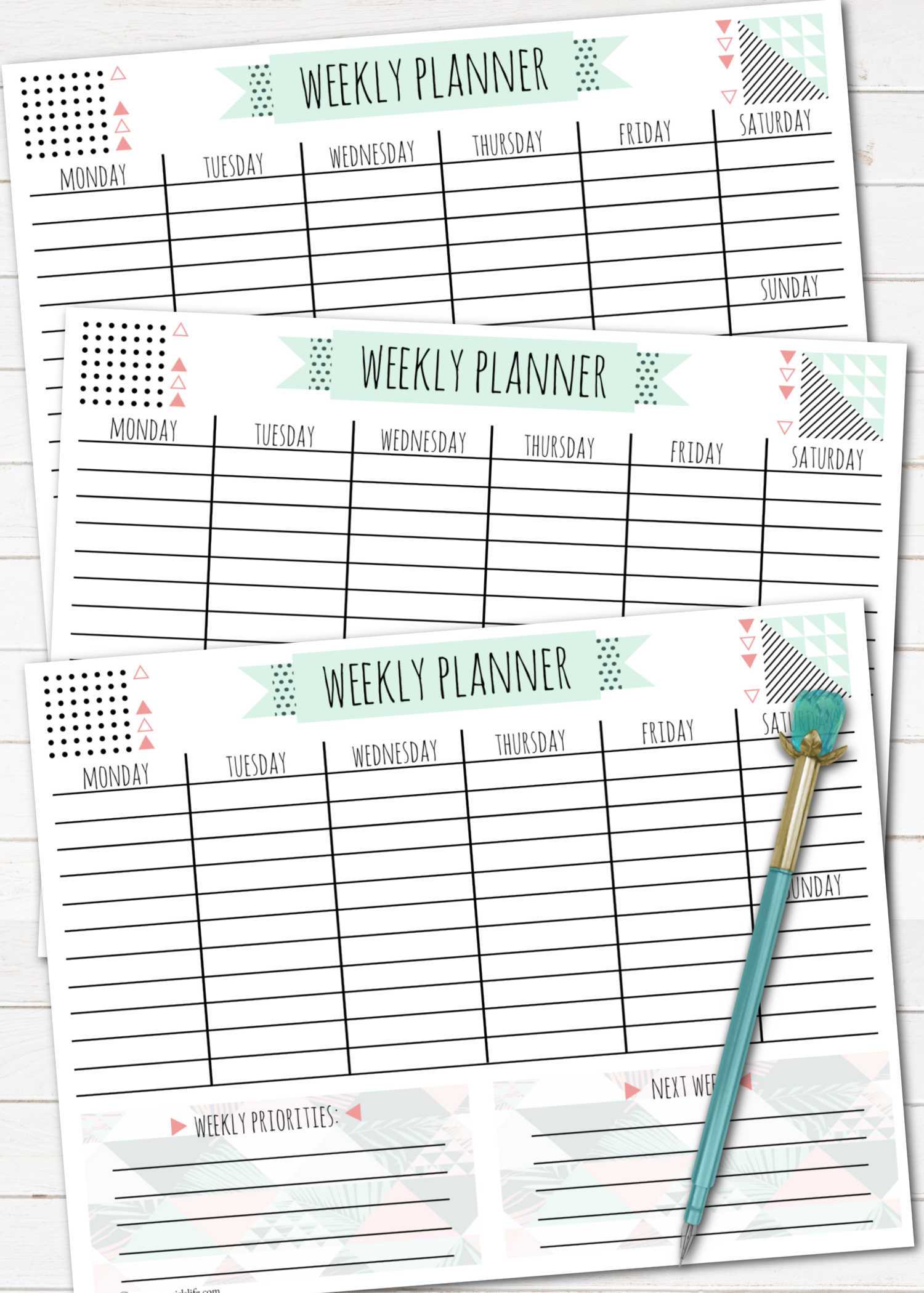 cute free calendar template