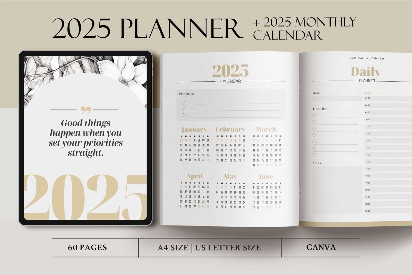 daily calendar 2026 template