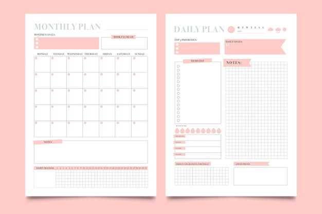 daily calendar planner template